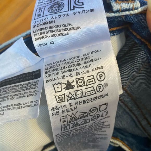 Levi’s • 505c High Rise Tapered Mom Jeans 30 x 32 - Picture 4 of 6